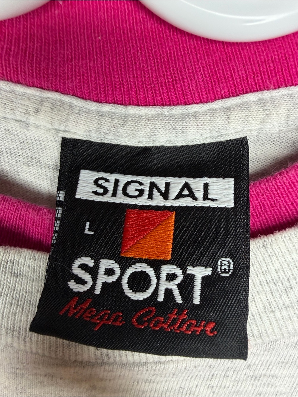 Vintage 90s Habitat Nature Graphic Tee Signal Sport Mega Cotton L - Picture 4 of 14